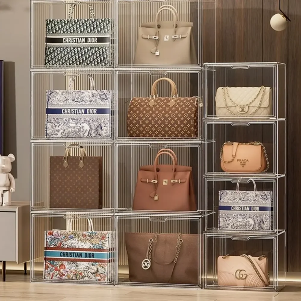 Clear Acrylic Handbag Storage Box Malaysia