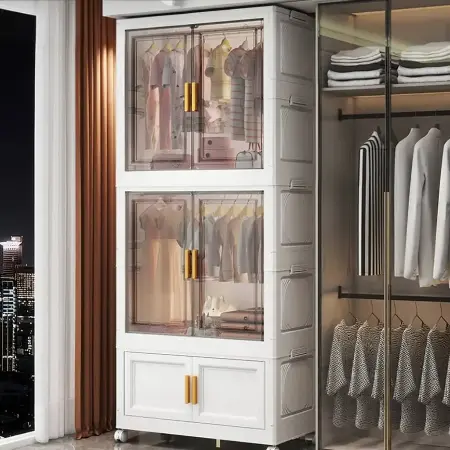 Large Capacity Double Door Wardrobe Malaysia